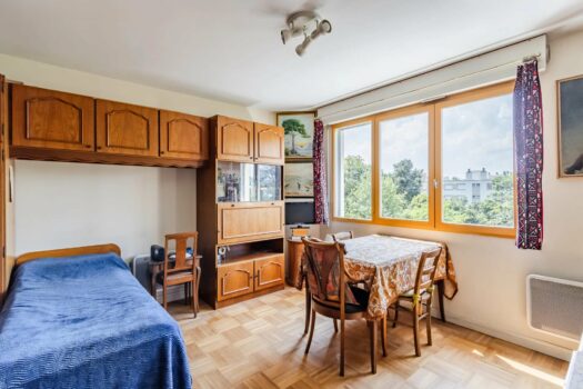 Studio lumineux 28 m² avec cave & parking – Lyon 5ᵉ, vue nature