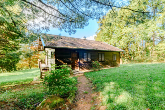 Le Refuge arboré – charmant chalet aux abords de Chénelette – 82m2 – 240 000€