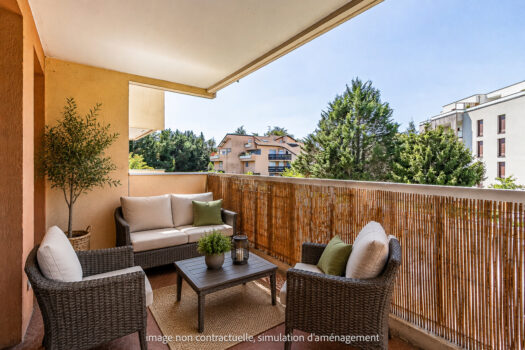 Appartement T2 dans résidence sécurisée – Tassin la Demi Lune – 50 m2 – parking et cave – 215 000€ FAI