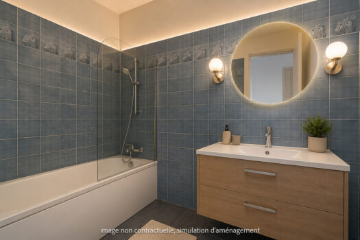 Appartement T2 dans résidence sécurisée – Tassin la Demi Lune – 50 m2 – parking et cave – 215 000€ FAI